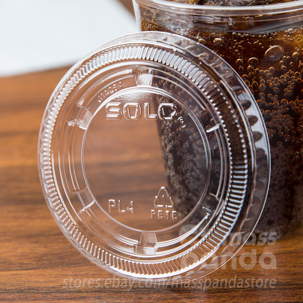 4 oz Dart Large Jelly Gelatin Shot Disposable Clear Plastic Portion Cups