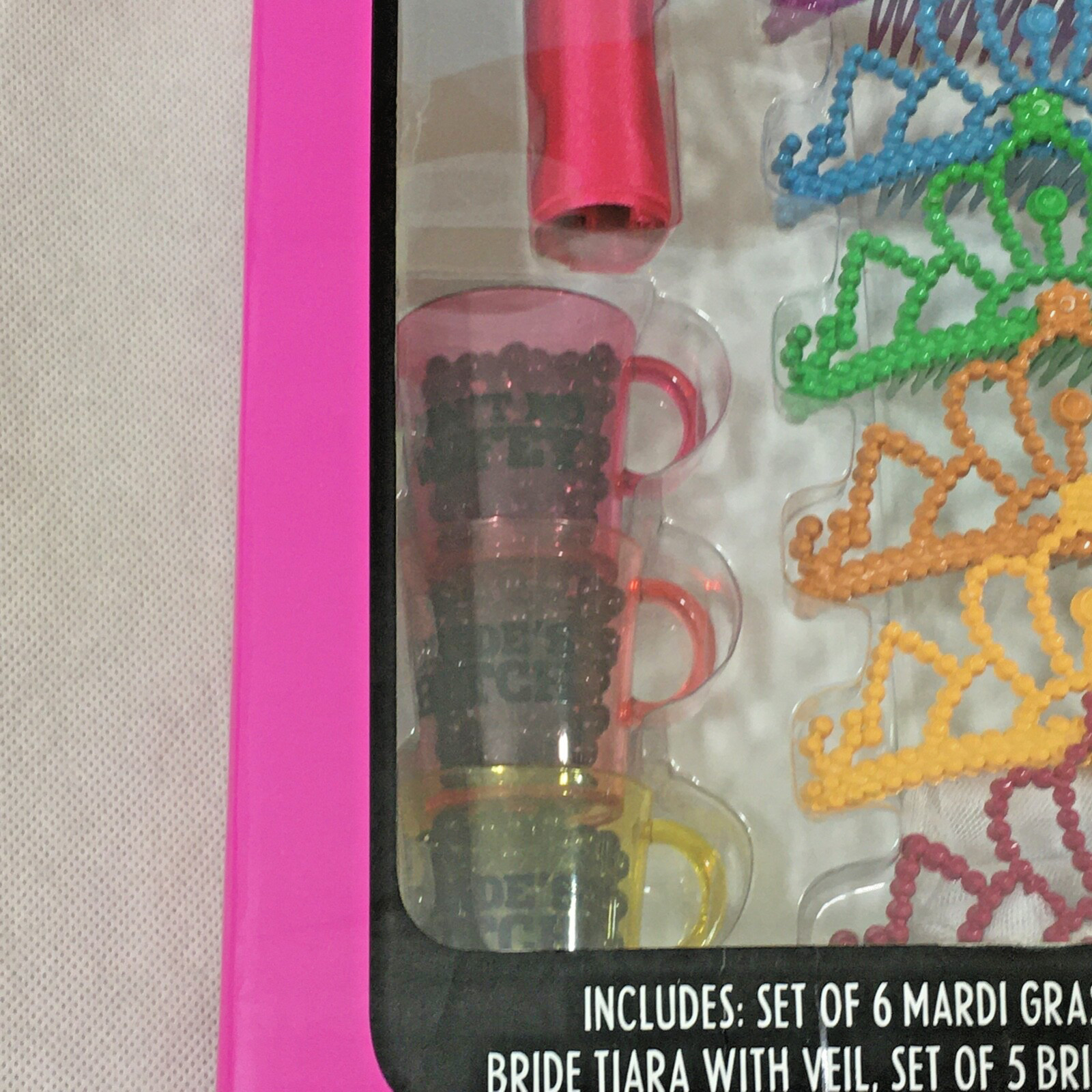 Bachelorette Party Kit Box Set Lot of 5 Ain’t No Wifey Sash Tiara Beads