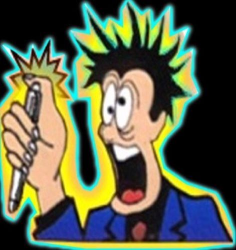 2X Shocking Electric Shock Novelty Metal Pen Prank Trick Joke Gag Toy Gift Funny