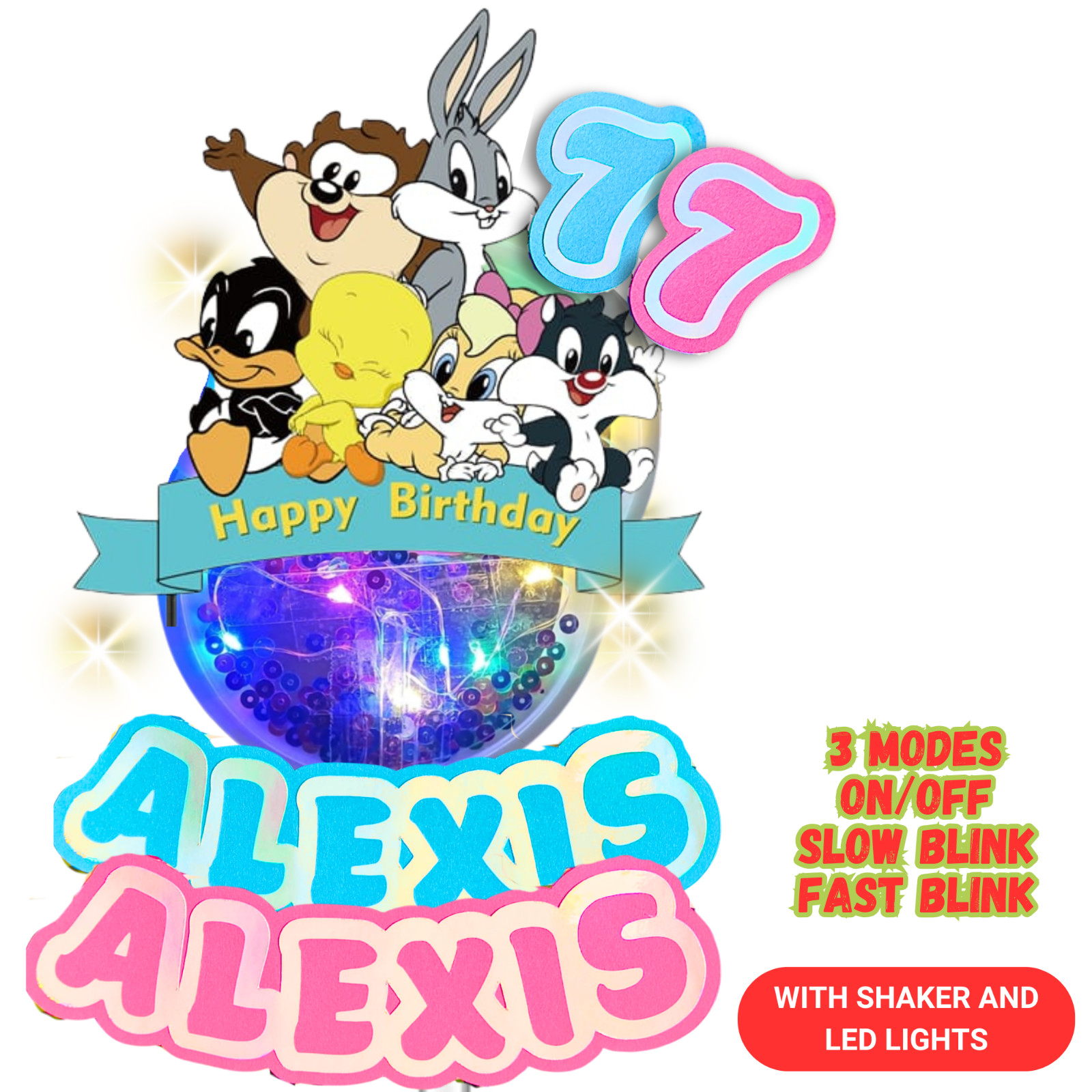 baby Looney tunes toons birthday party supplies favor centerpiece decoration