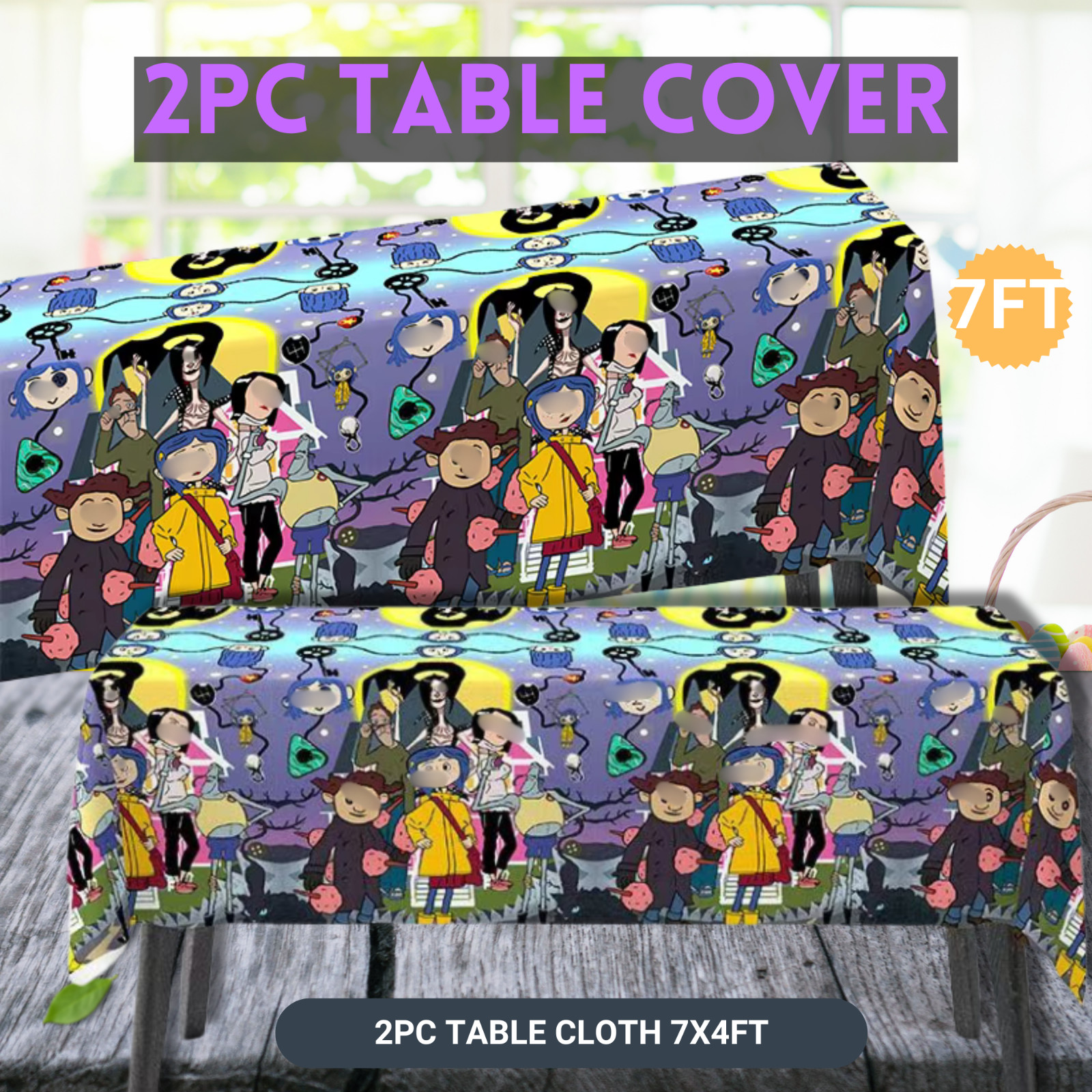 CORALINE PARTY SUPPLIES BIRTHDAY DECORATION BALLOON FAVOR TOPPERS CENTERPIECE