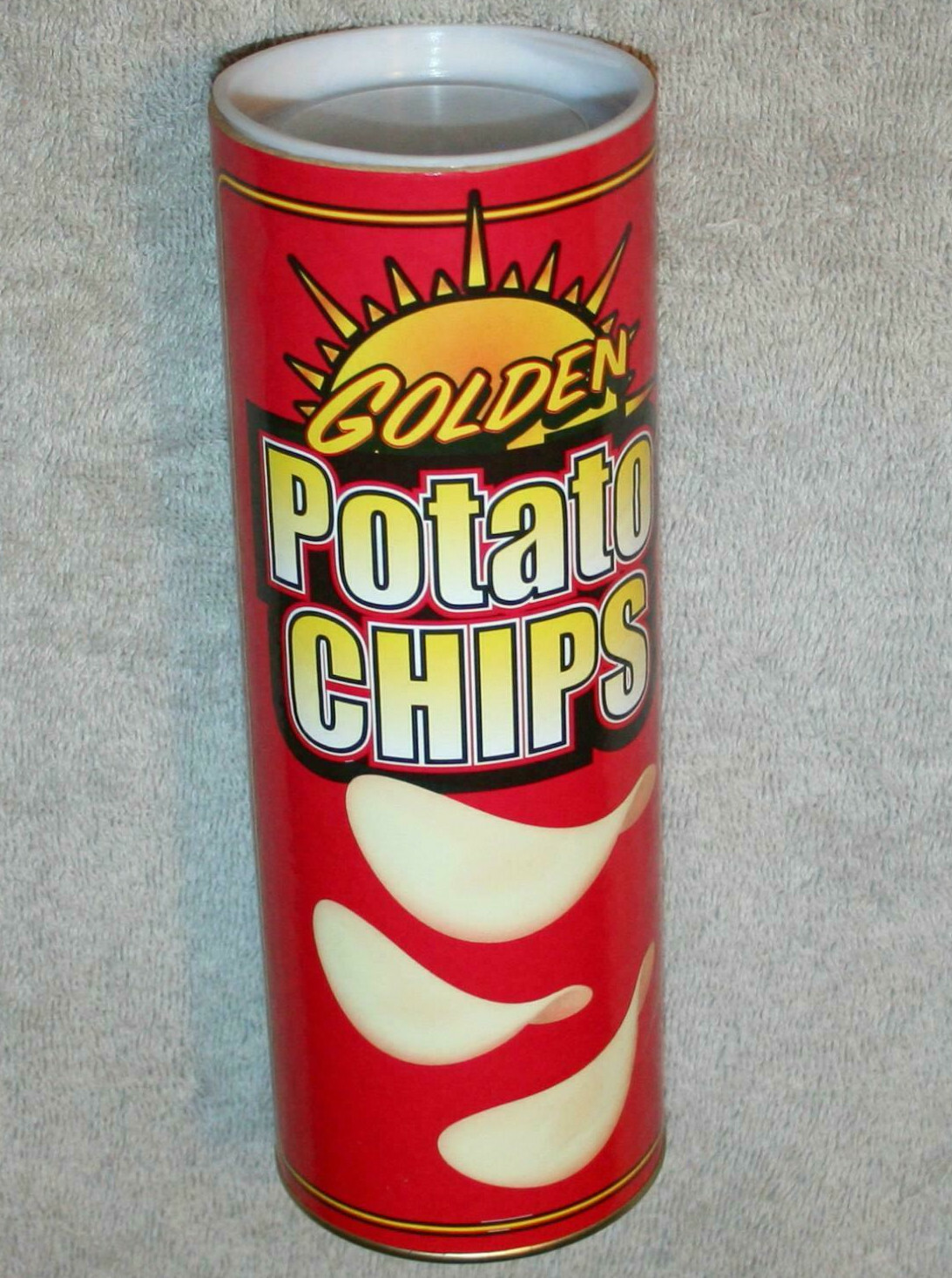 Potato Chip Snake Can spring gag gift funny clown party joke parade prop novelty