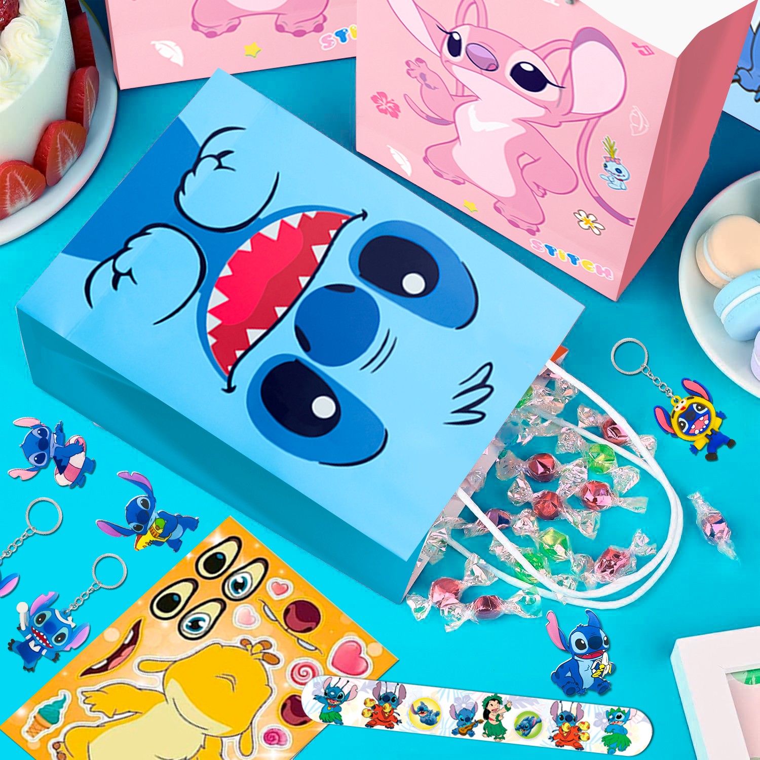 Lilo & Stitch Party Bag Fillers 110 Pcs Stitch Party Favors Gift Bags Supplies