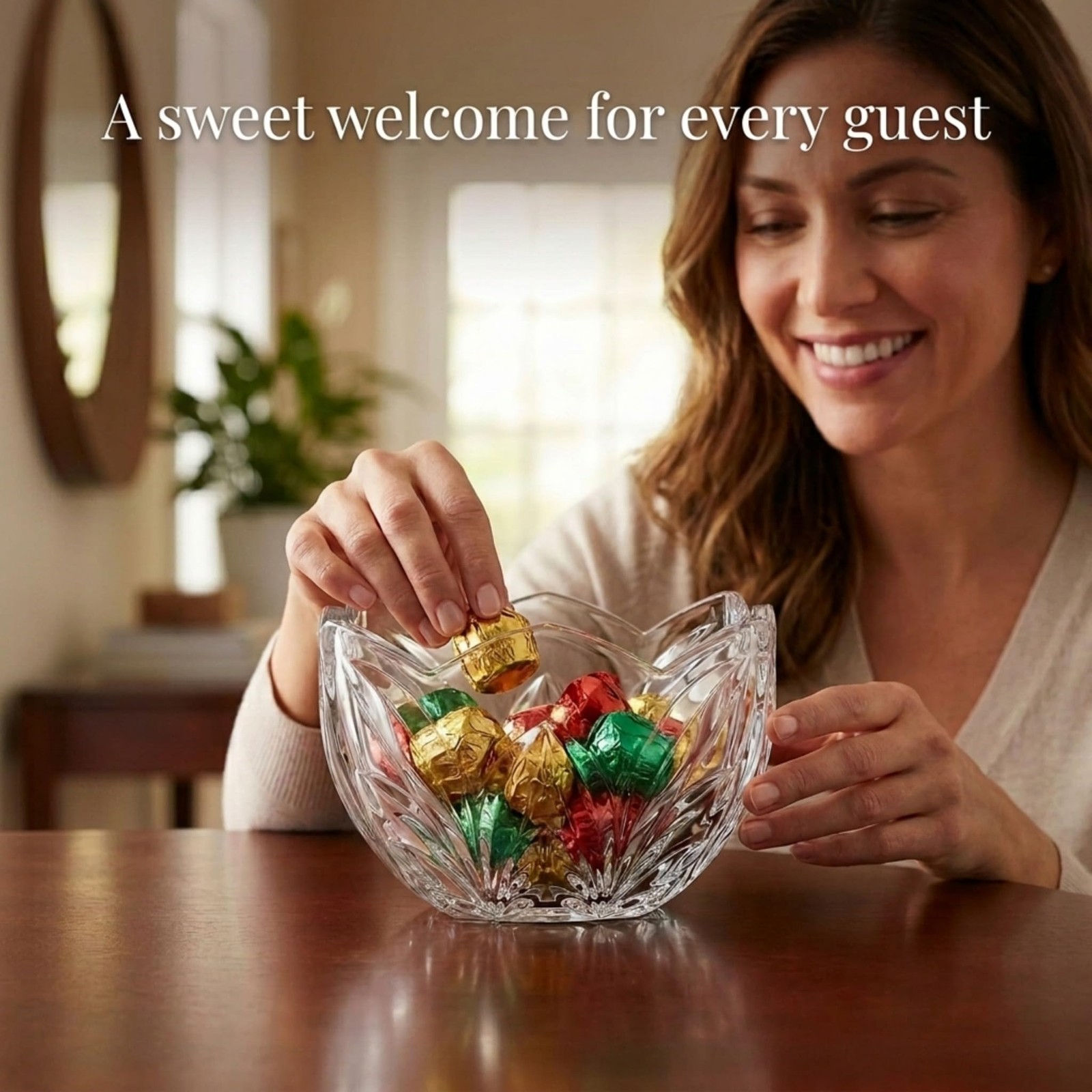 Godinger Square Bowl – Shannon Crystal