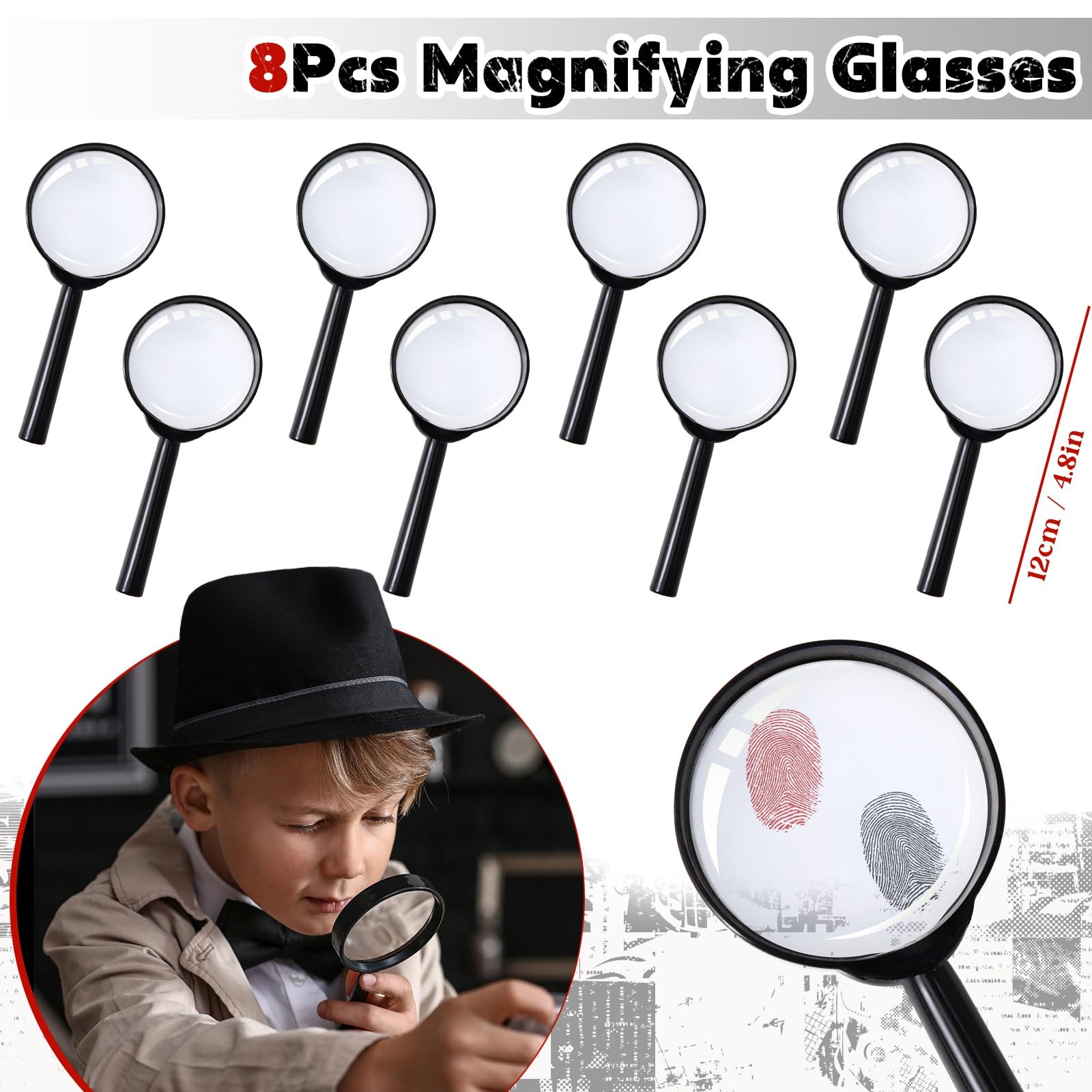 Spy Detective Party Favors Birthday Supplies for Kids Detective Glasses Invis…