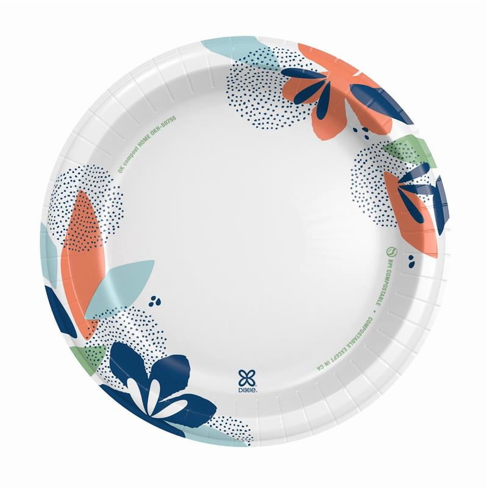 Dixie Everyday Disposable Paper Plates, 10″, Multi-Color, 210 Count
