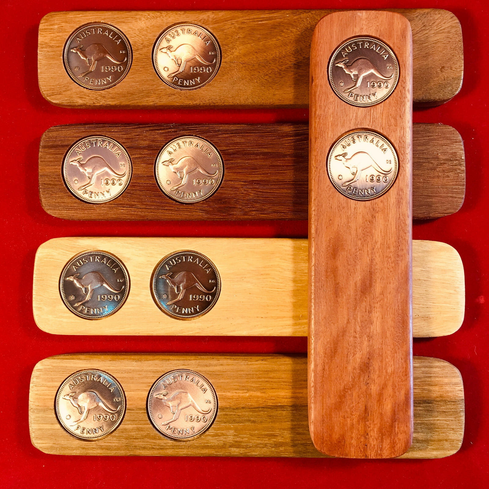 70th Birthday Present Gift – 1956 Australian Penny 2UP Game – ANZAC Day Two-Up