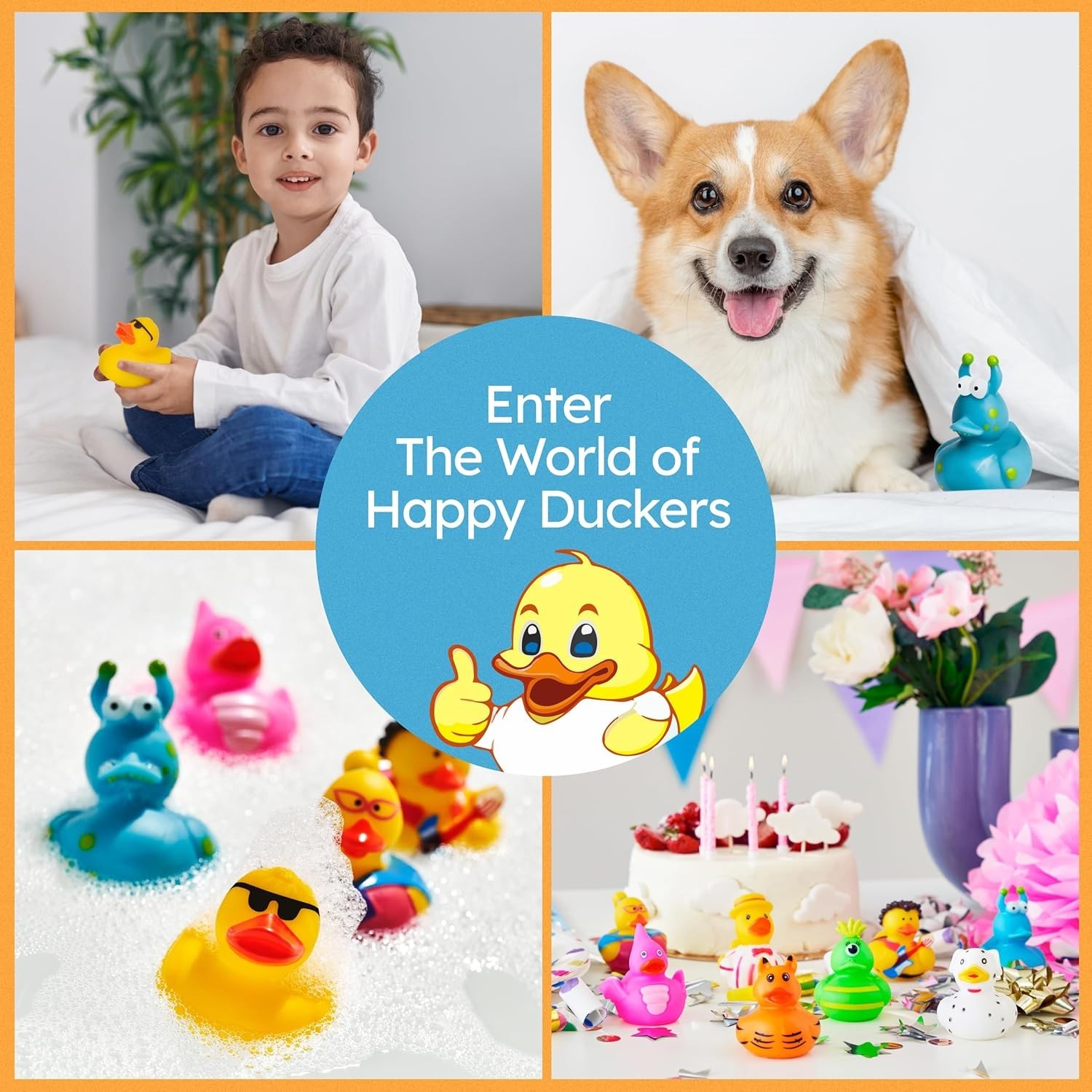 25 PCS Jeep Rubber Ducks in Bulk Assorted Duckies for Ducking Cruise Ducks