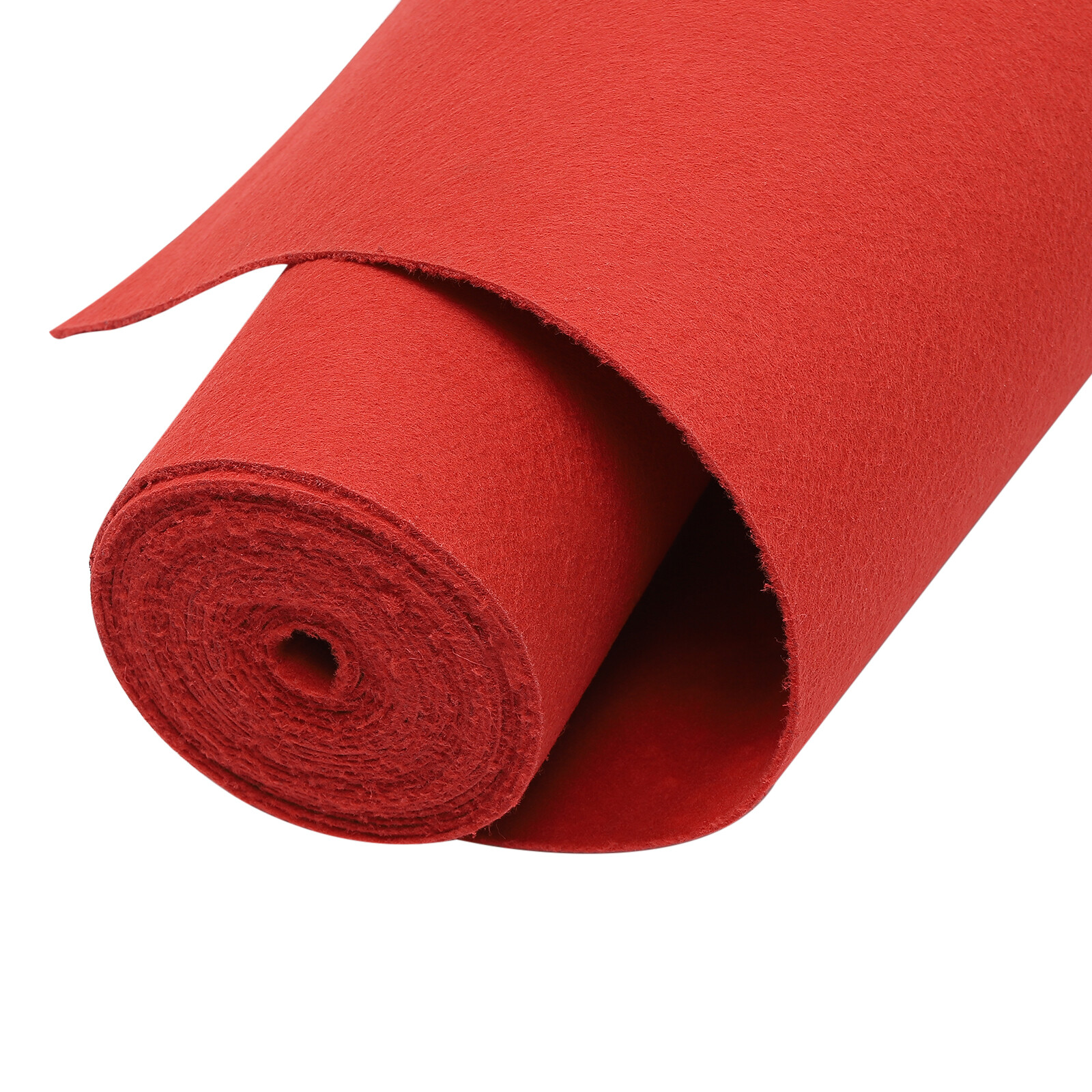 3??33Ft Red Carpet Runner Thickened Non-slip Runway Rug for Weddings Parties US