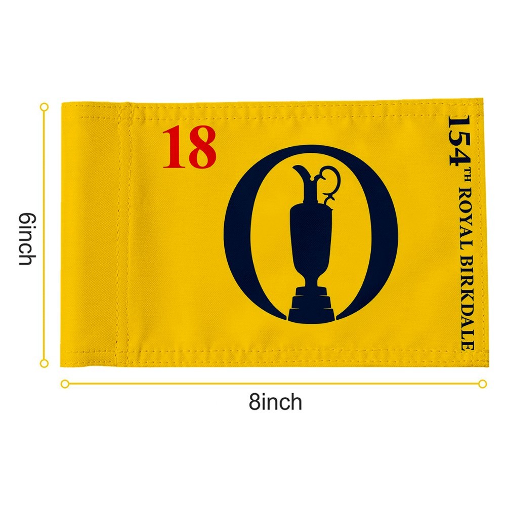 2026 Britsh The Open Championship Golf Pin PGA Regulation Tube Flag 8x6Inch