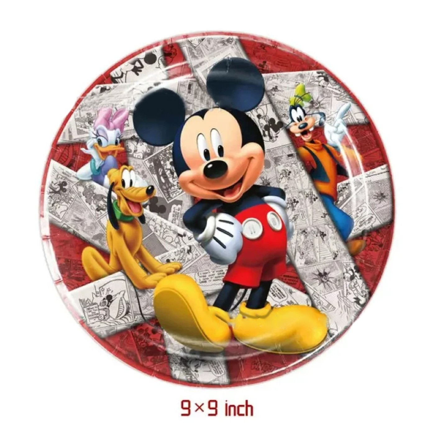 81 pcs, Mickey Mouse birthday party supplies, birthday decorations 10 guests.