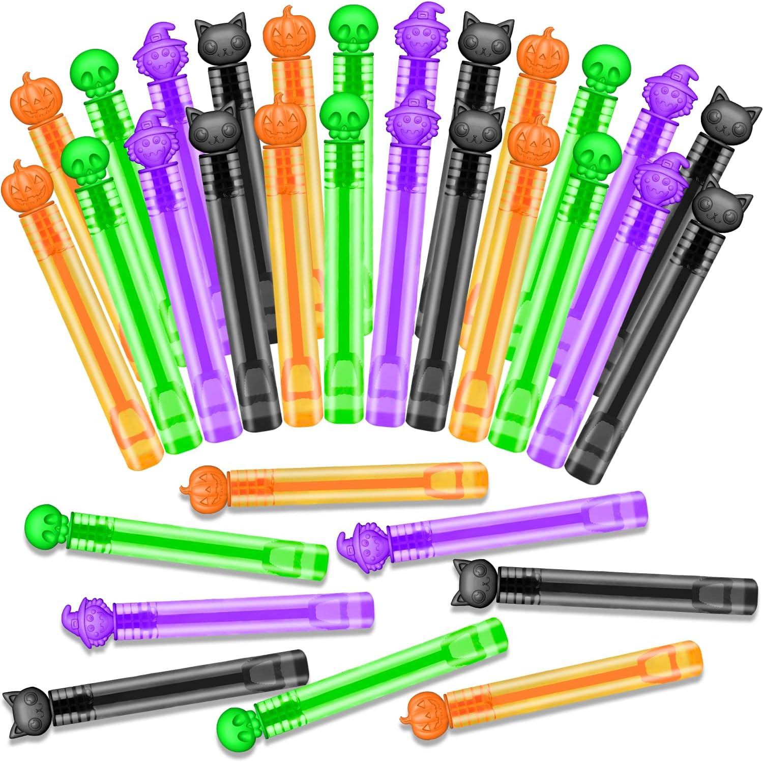 Halloween Party Favors Bulk for Kids 200 PCS, Mini Bubble Wands Bulk Toys Gifts