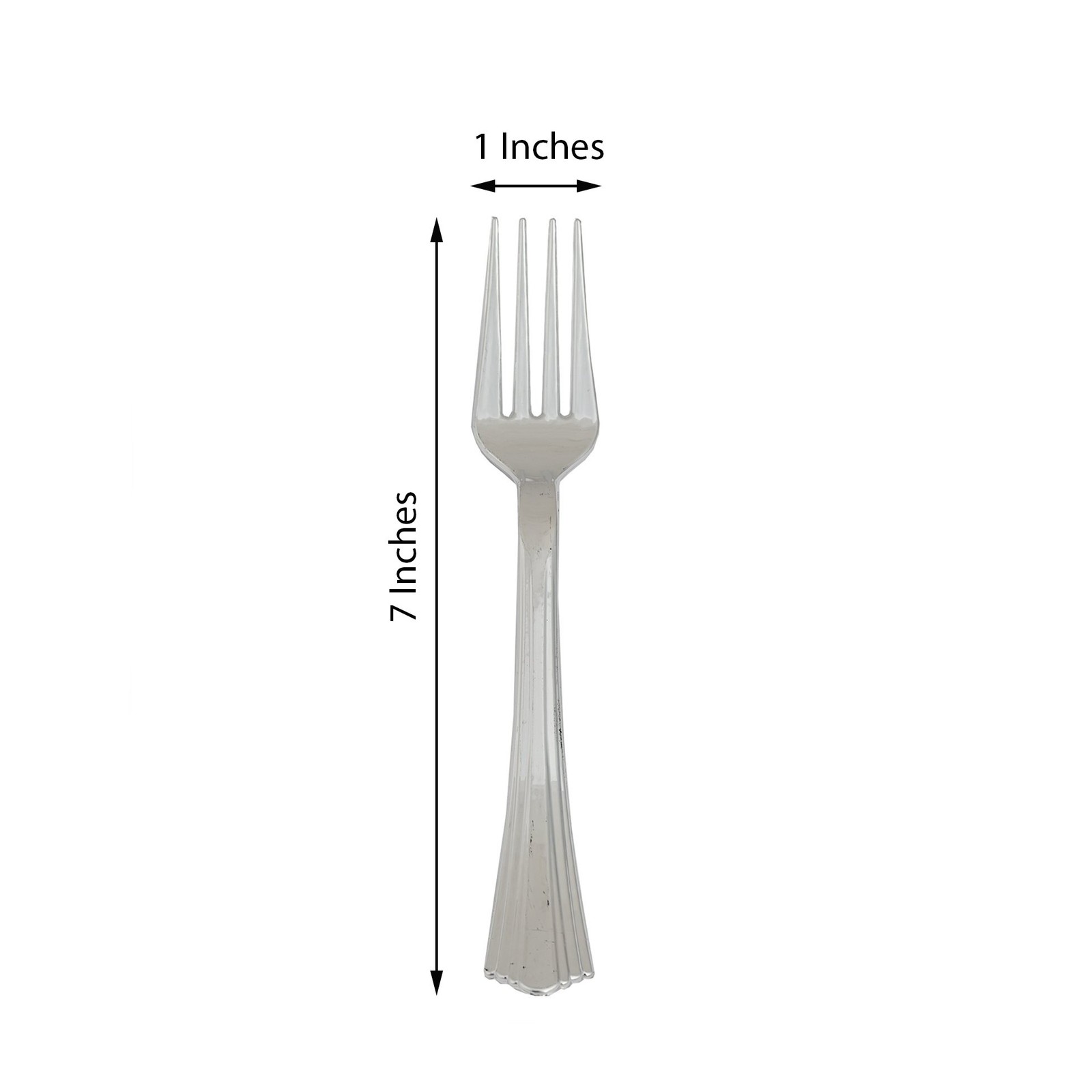 Hard Plastic SILVER FORKS Party Wedding Catering Cutlery Disposable Silverware