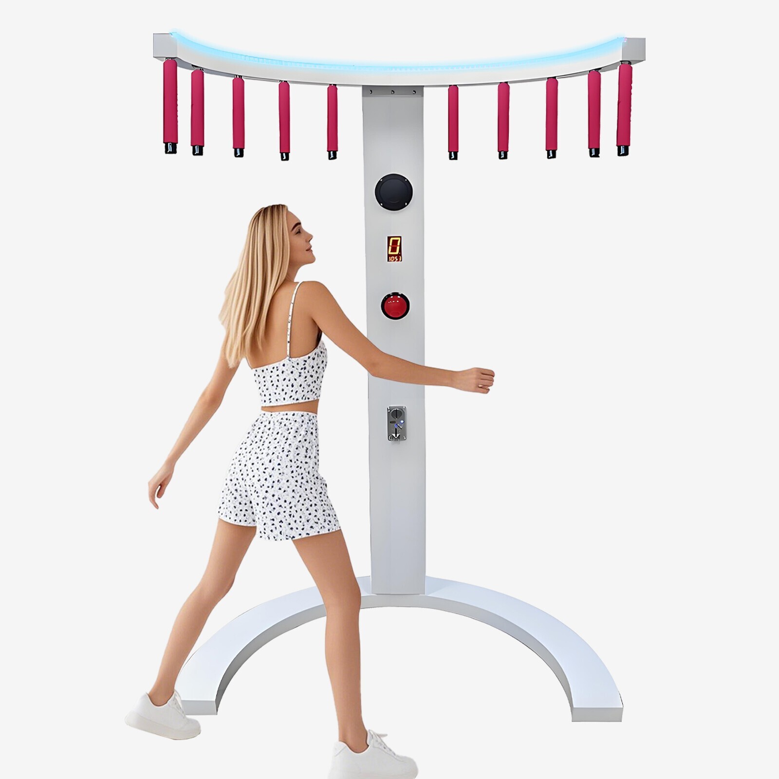 Catch Sticks Game Machine, Interactive Reaction Game for Party Rental Business