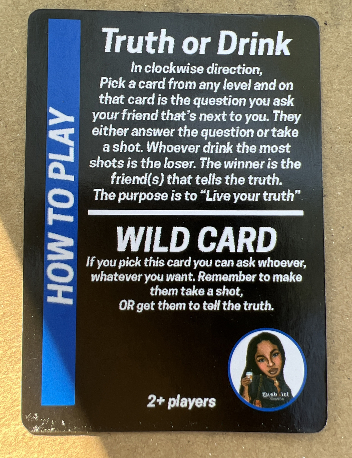 “Keepin It Playa” Truth Or Drink Adult Drinking Party Game NEW