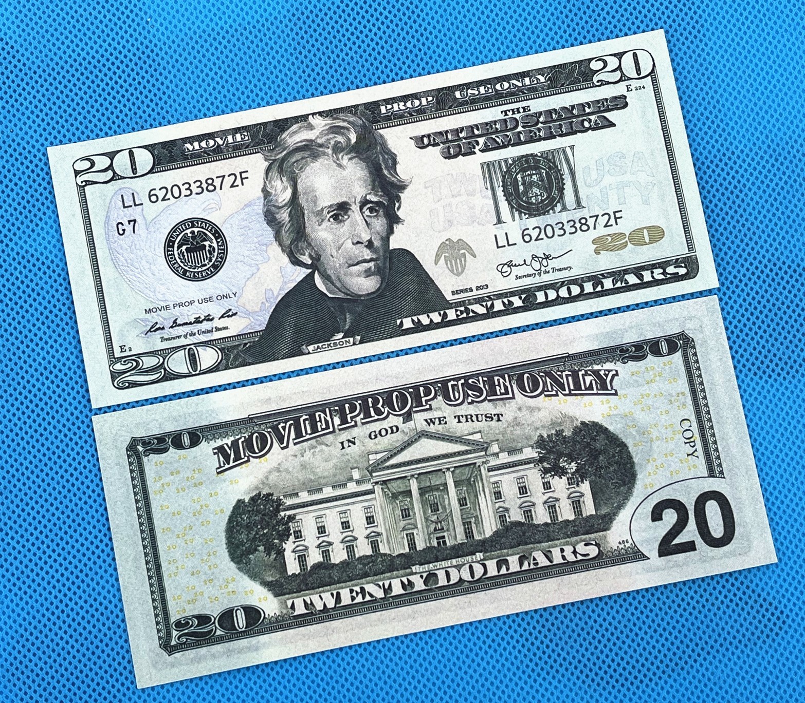 $20 Bills 500 Pieces Prop Replica Money for Movies, Parties, Tik Tok,Instagram