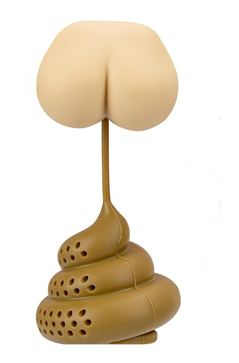 Gross Funny Prank Tricks Party Novelty Gag Gift – SILICON POOP BUTT TEA INFUSER