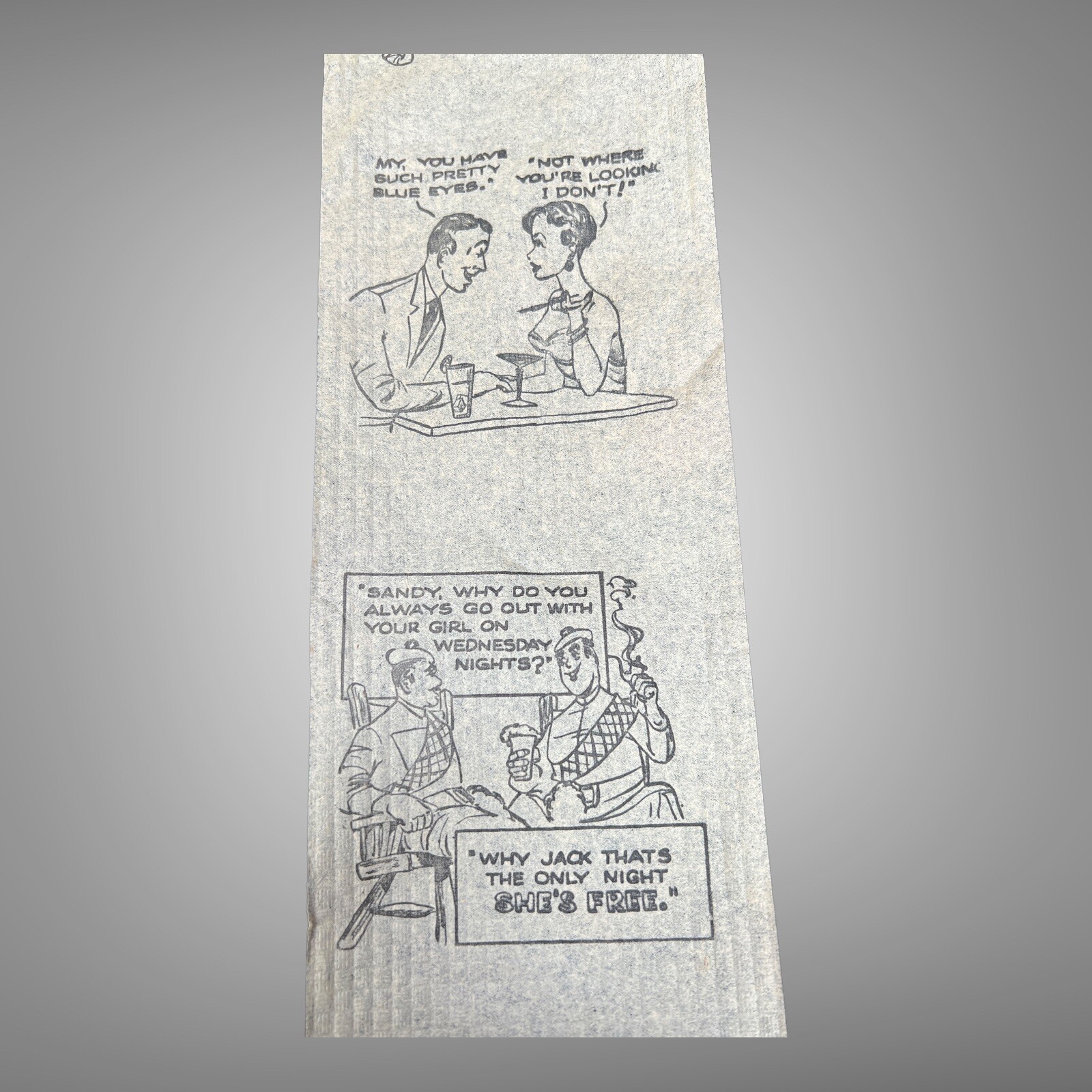 Vintage Sexist Adult Humor Toilet Paper Gag Gift Funny