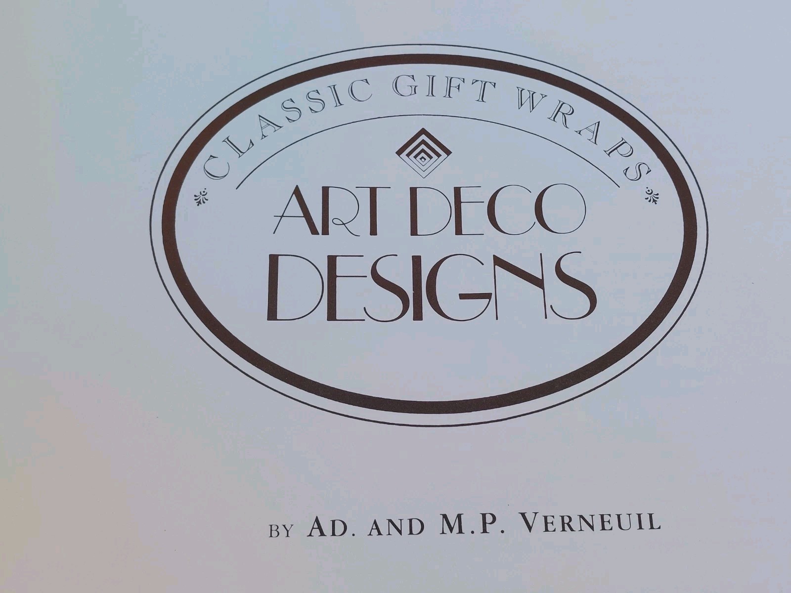 Art Deco Designs, Gift Wraps, by A.D. and M.P. Verneuil, 12 Patterns, 16 Sheets