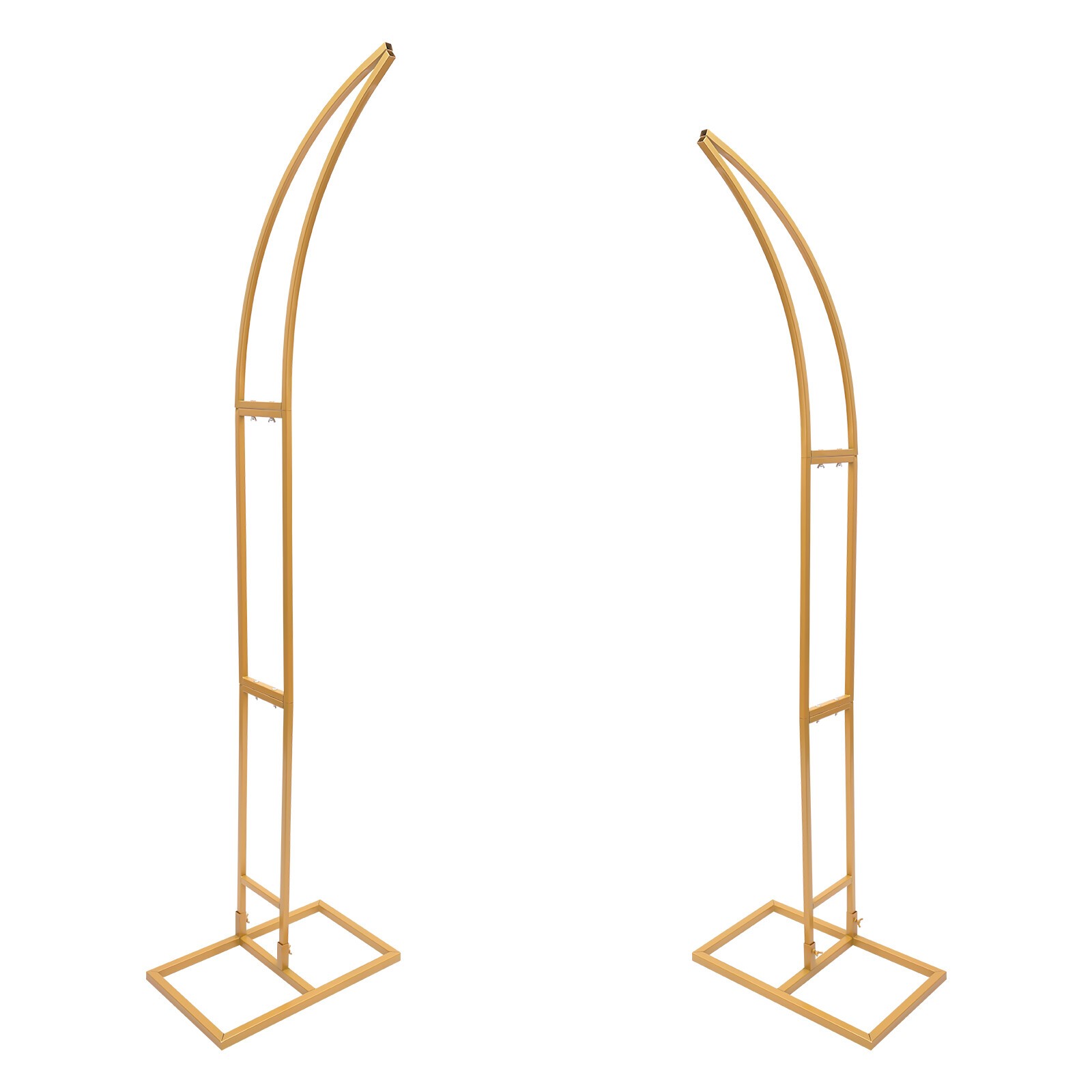 2Pcs Metal Wedding Arch Backdrop Flower Stand Balloon Stand Party Event Decor