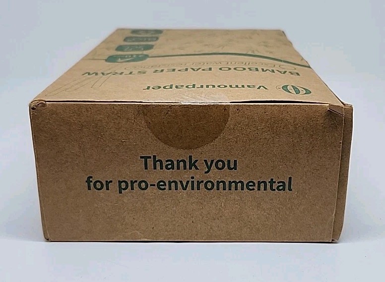 Ibambo Bamboo Disposable Straws – 250 Pack, Single Wrapped Compostable Straws