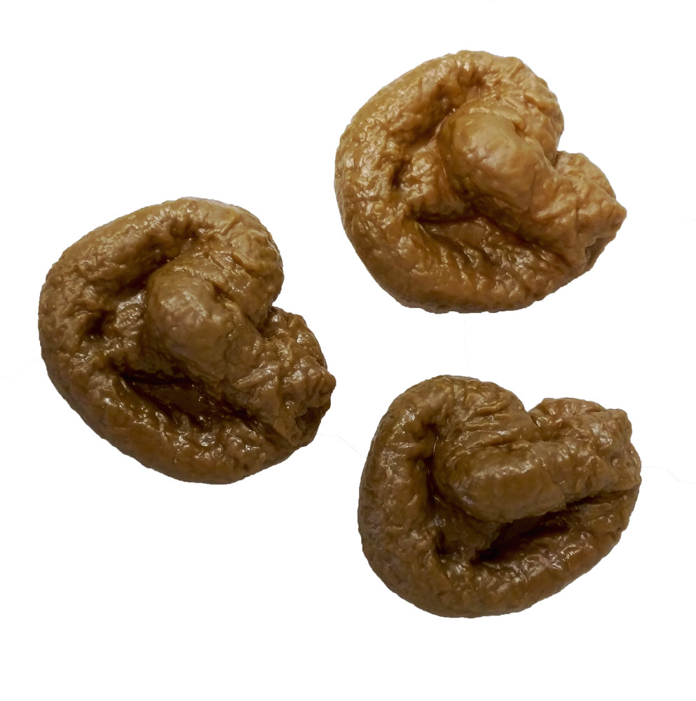 Fake Dog Poo Poop Prank Gag Joke 3 Pk