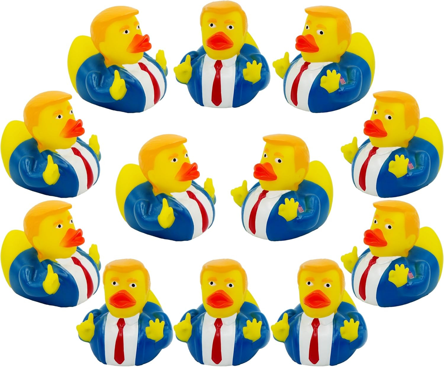 President Rubber Ducks Bulk Great For Jeep Ducking Christmas Small 2.3 Inch NEW