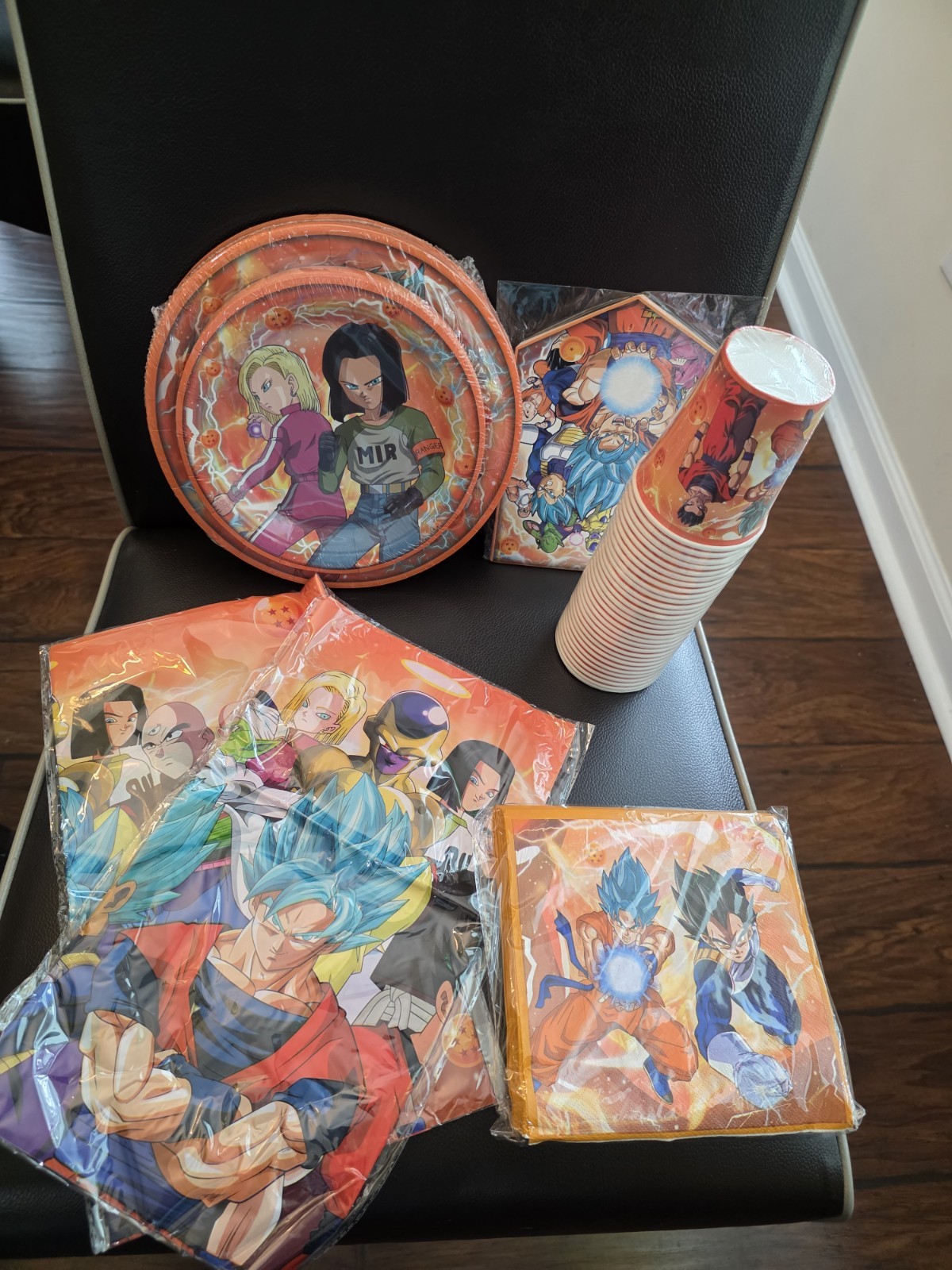 Dragon Ball Z Birthday Party Supplies Serves 30 Cups Plates Napkins Tablecloths