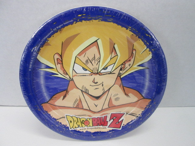 Dragon Ball Dragonball Z 7″ dessert plates DesignWare Carlton Cards BRAND NEW!