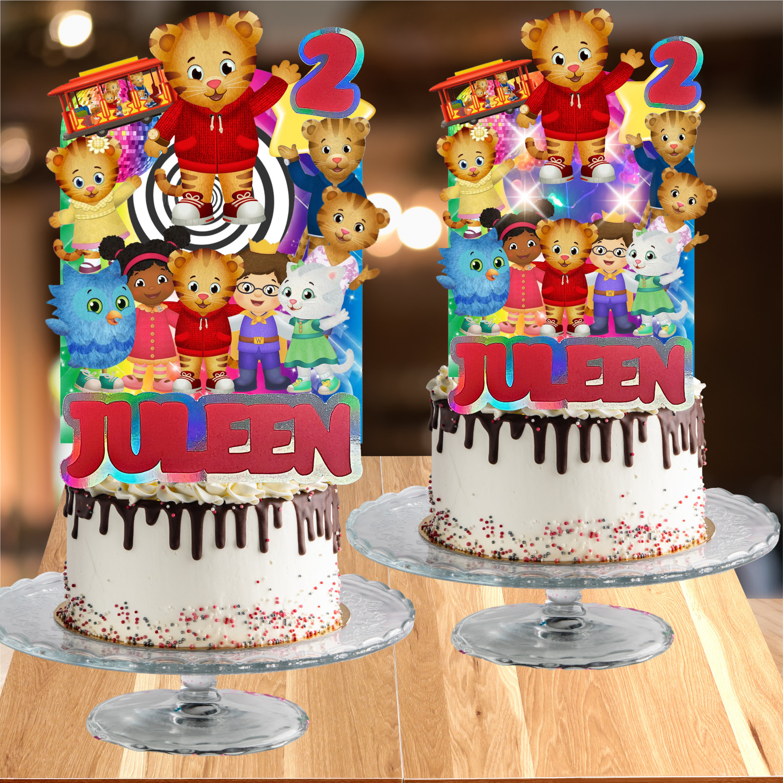 Dan Tigger Party Supplies happy birthday centerpiece decoration gift balloon
