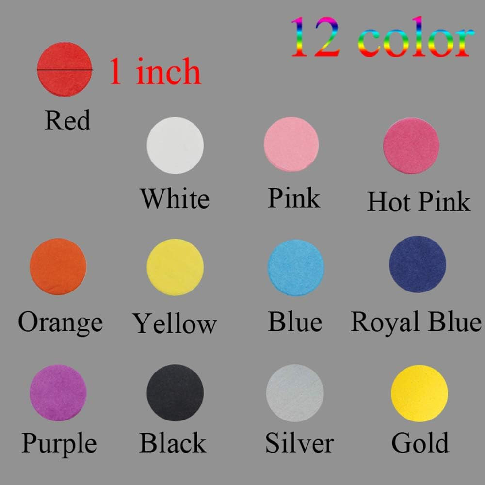 Red Tissue Confetti 1Inch Circle Confetti 5000Pcs for Filled Balloon or Table Pa