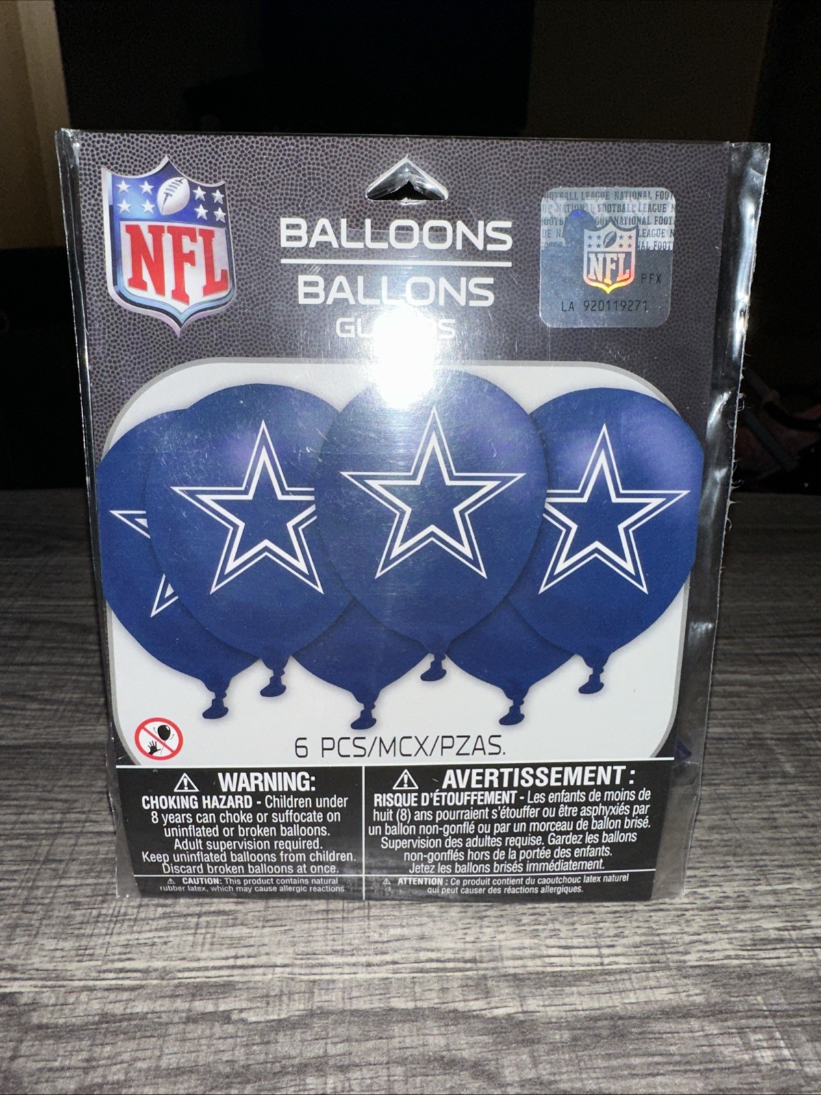 Dallas Cowboys NFL Pro Football Sports Banquet Party Decoration 6 Latex Balloons