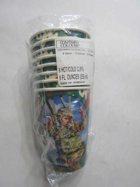 Vintage G.I.Joe set of 8 (9Fl.ounces) cups