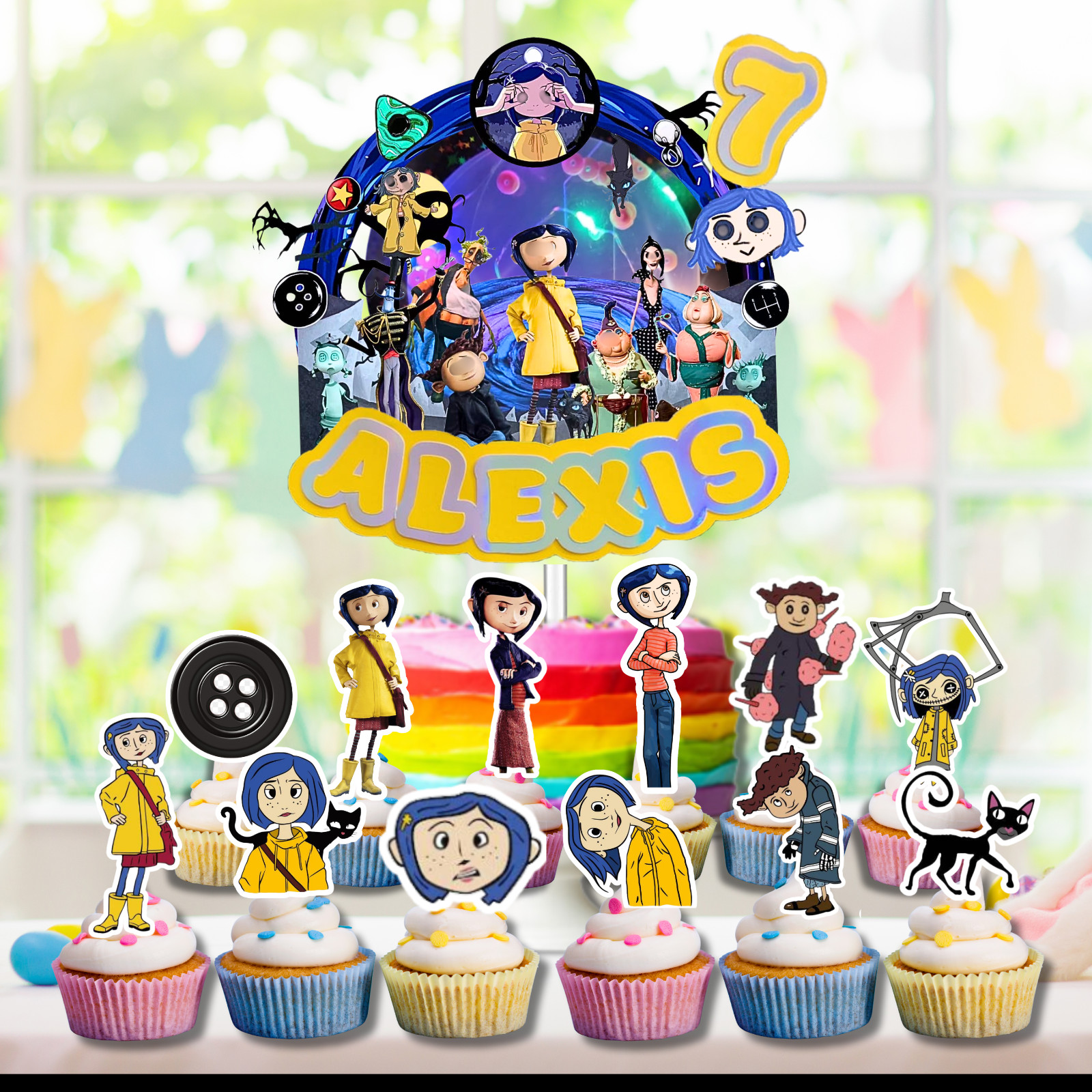 CORALINE birthday party supplies favor centerpiece decoration event theme