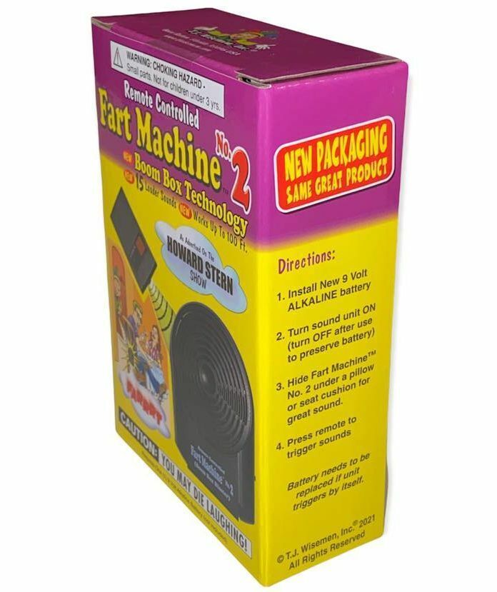 Fart Machine No. 2 – Wireless Remote Controlled ~ 2025 Newest Improved Model