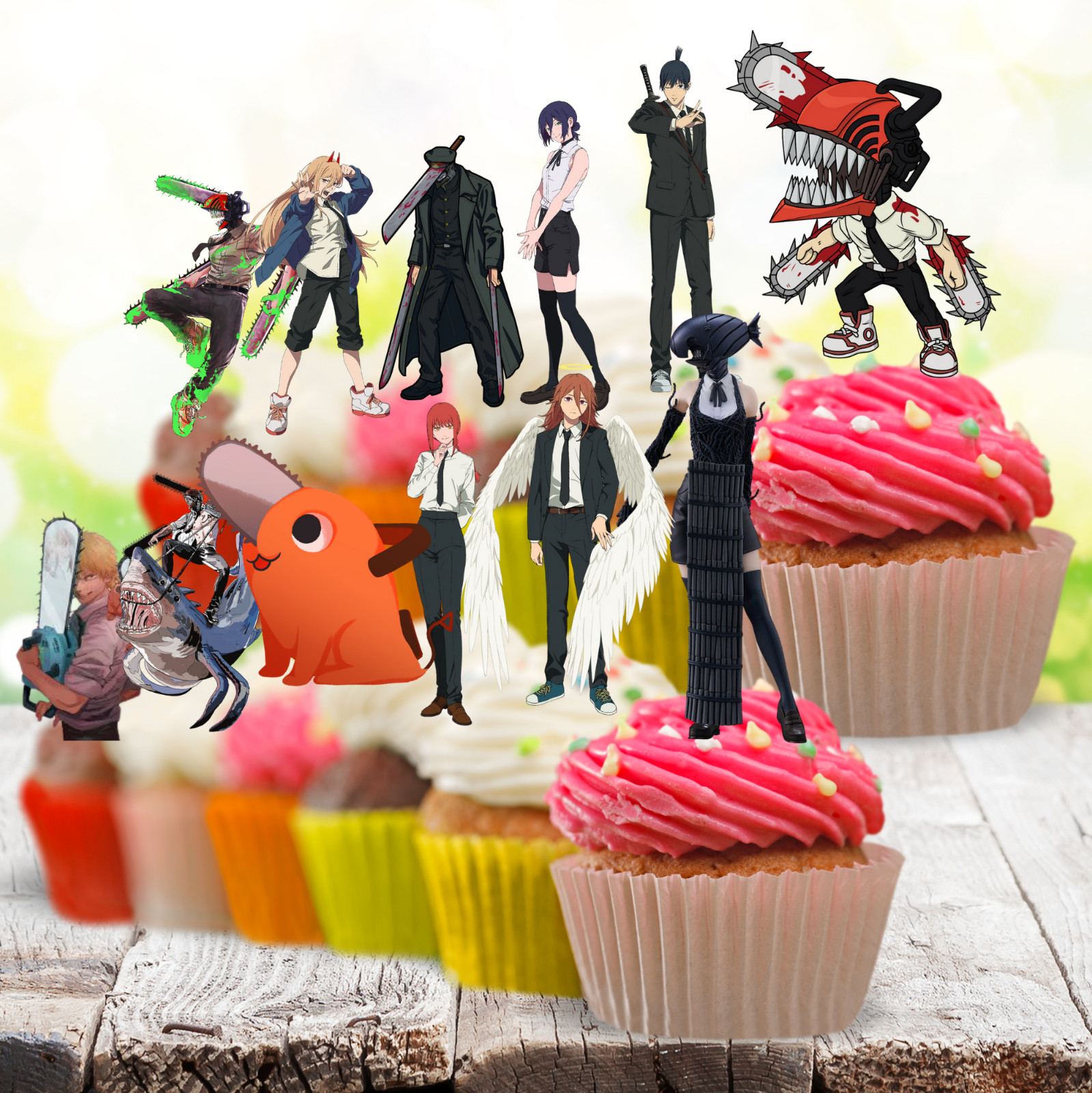 CHAINSAW MAN birthday party supplies favor centerpiece decoration event theme