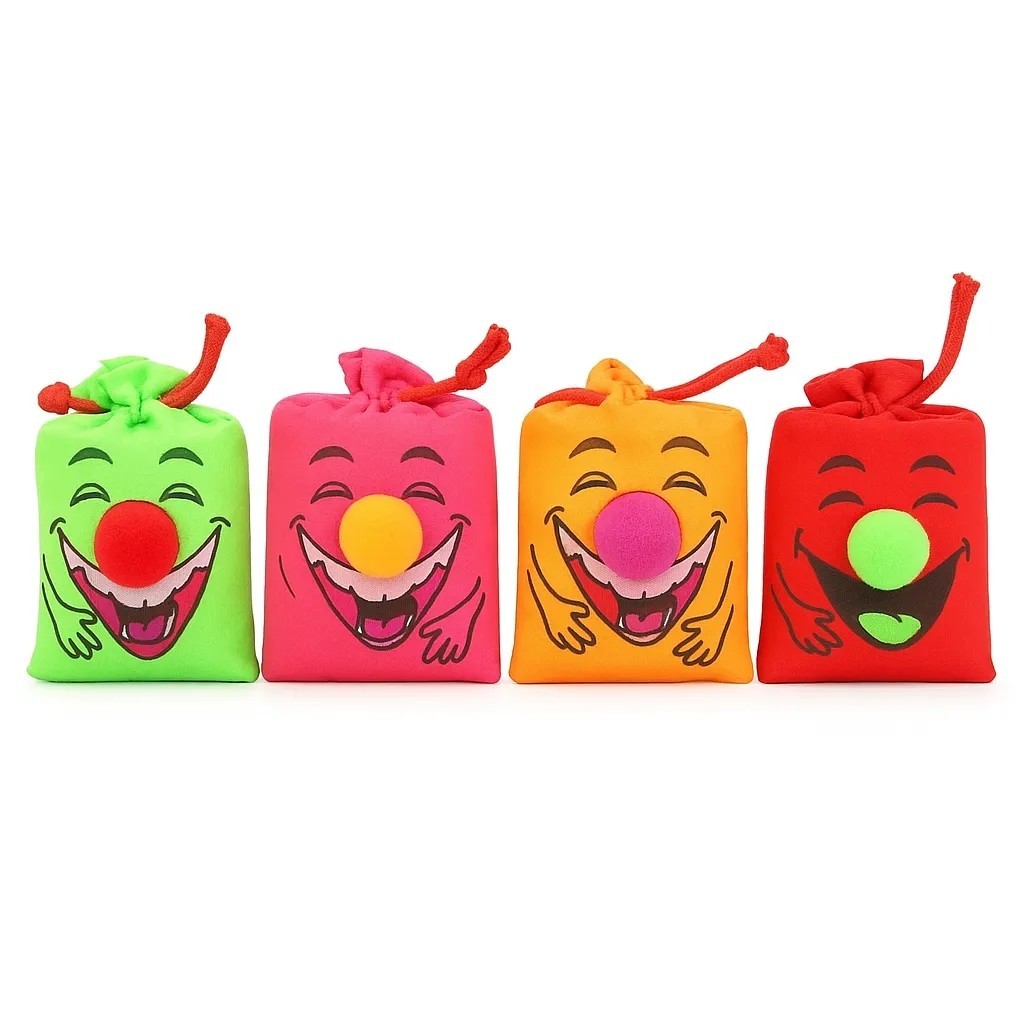 PRACTICAL JOKE LAUGHING BAG FUN KIDS PUSH ME GIGGLE PLAY
