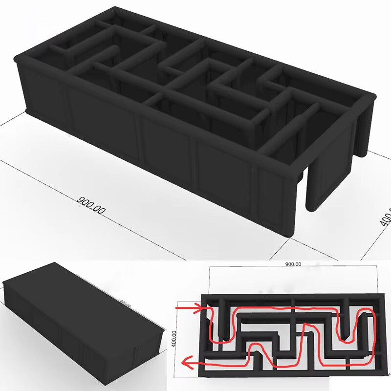 6x3m Indoor Outdoor Halloween Haunted House Maze Inflatable Labyrinth Maze Game