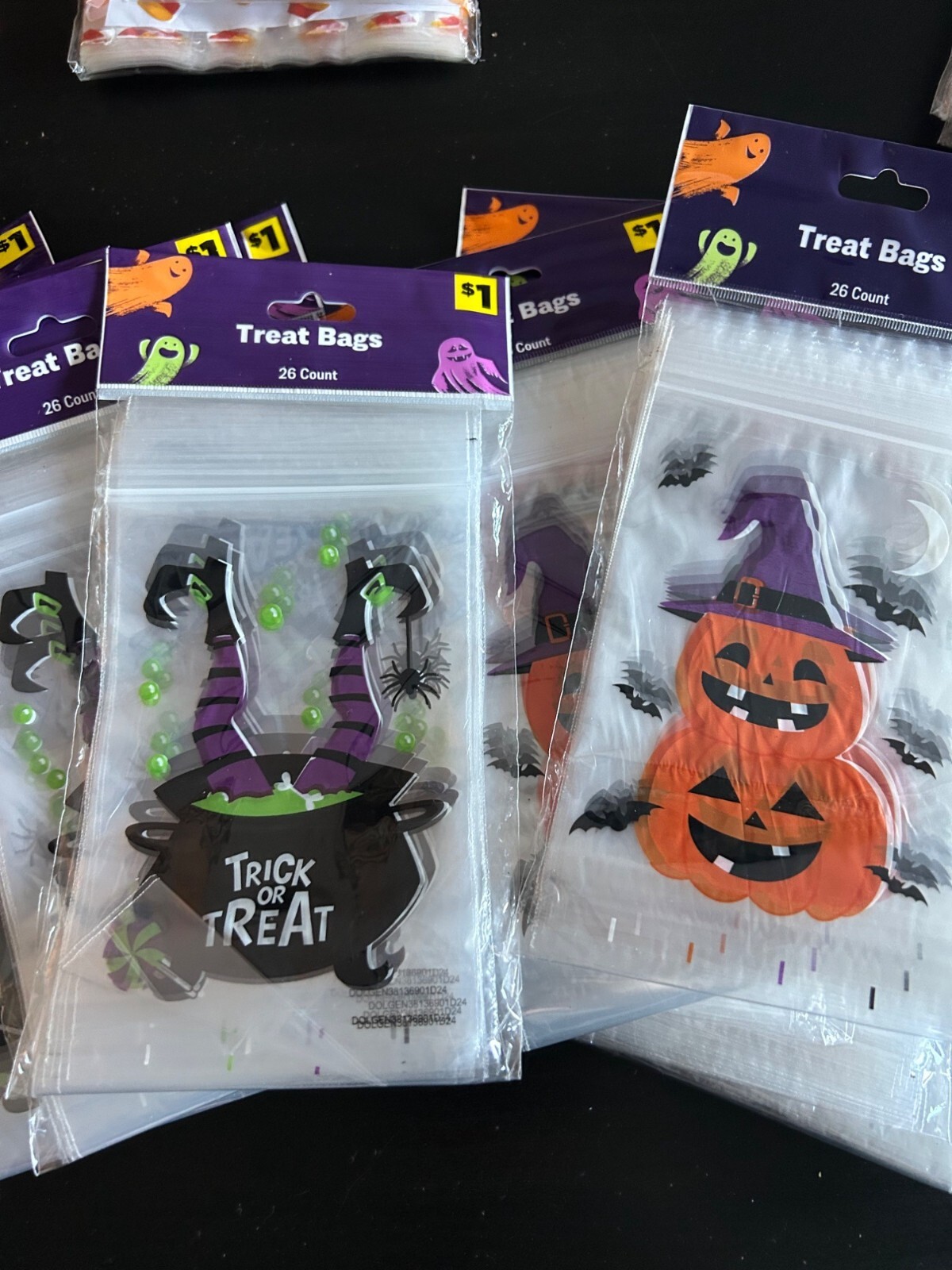 Halloween Themed Treat Bags Assorted Designs 26 Count Lot X 10 2 Styles