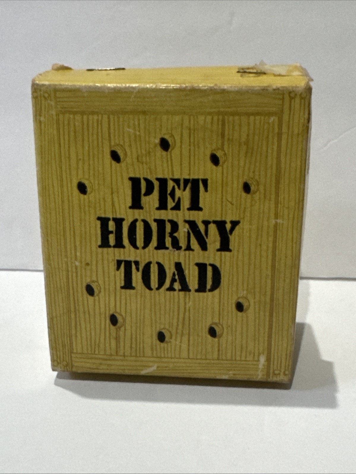 1976 ADULT ONLY Gag Gift Vintage “Pet Horny Toad” In Box Novelty Green Frog