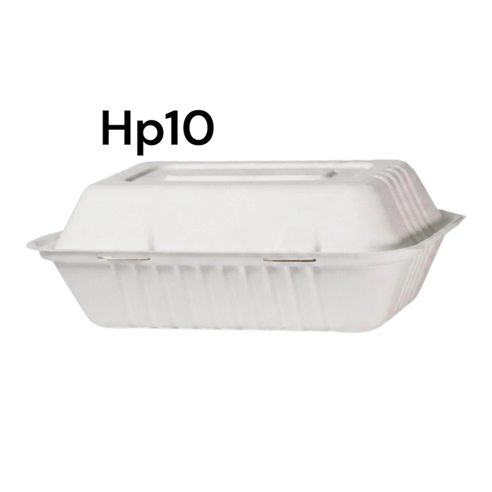 200 xBagasse Clamshell Food Containers Takeaway Boxes HP10 HP9 HP6 MP7 Eco