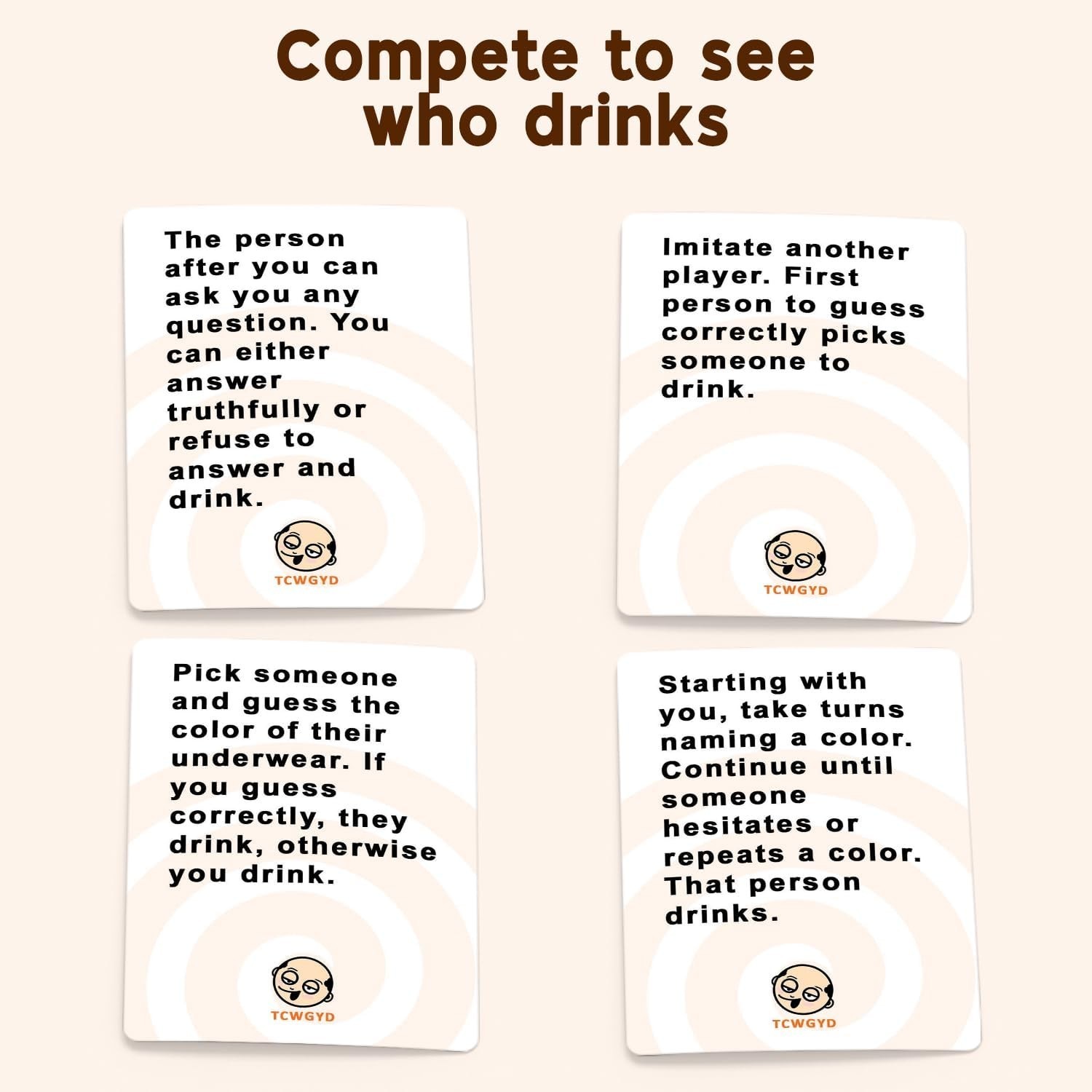 Fun Adult Drinking Game for Parties