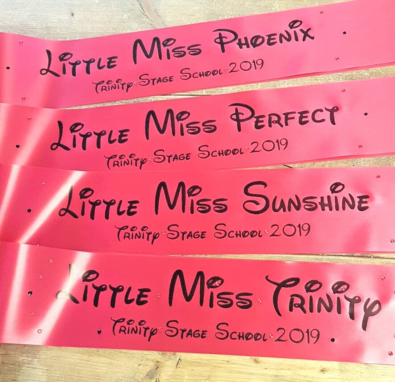 Child Birthday Party Ribbon Gem Sash | Pageant Winner, Competition Award, Dance