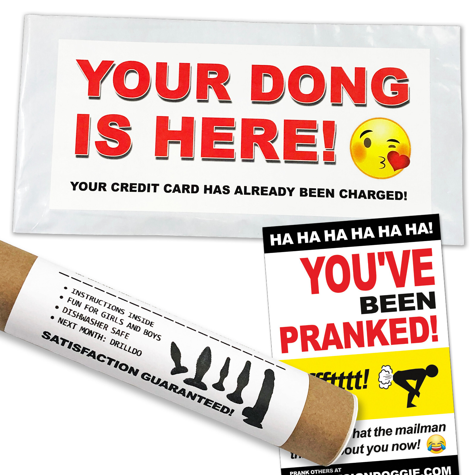 Prank Fake Dong Joke Gag Gift Mailed Directly to your Friends for Embarrassment!