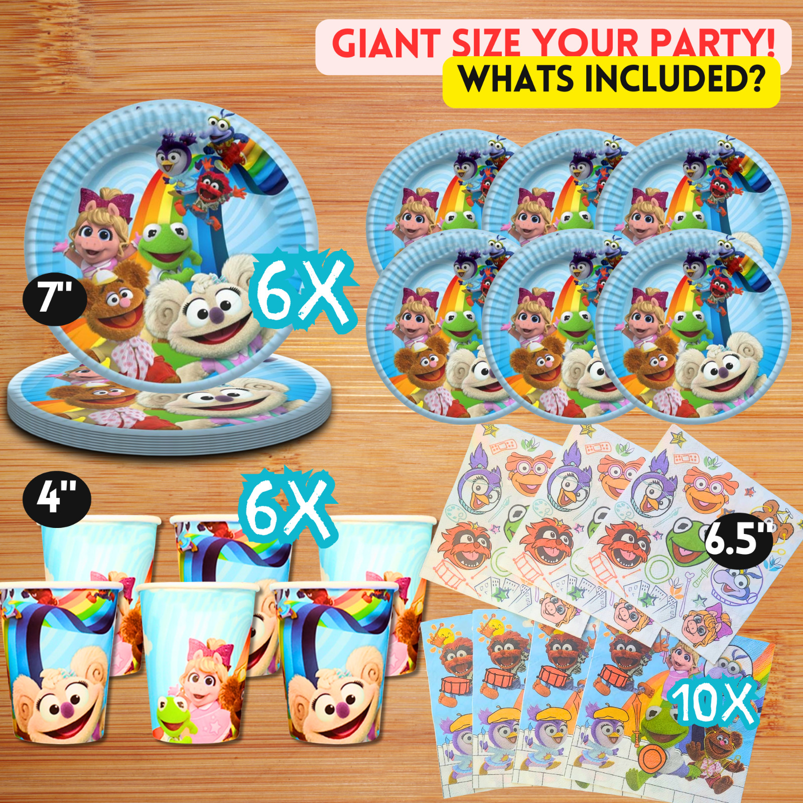 MUPPET BABIES cupcake birthday party supplies favor centerpiece decoration event
