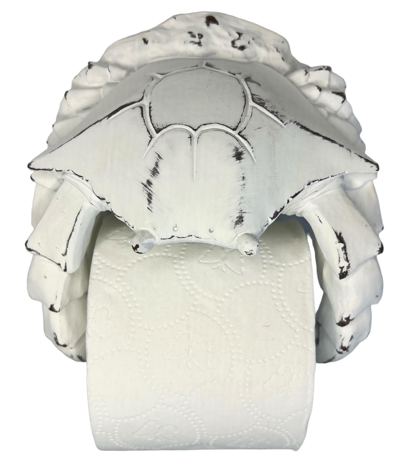 Crab Wall Mount Toilet Paper Roll Holder – Unique Decorative Rustic Nautical Bea