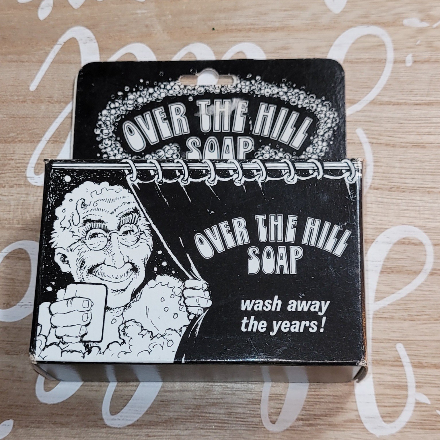Vintage Over The Hill Novelty Soap Forum Novelties Gag Gift 40th 50th Birthday