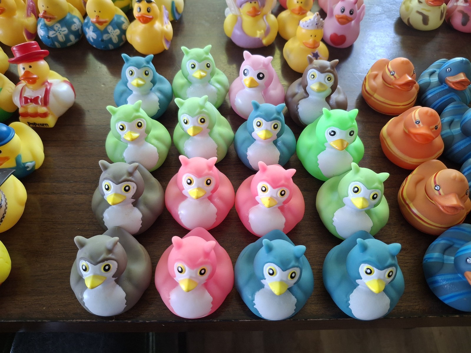 Large Collection (300) of assorted Rubber Ducks for Jeep “Ducking”/Party Favors