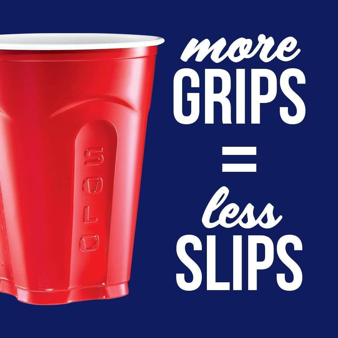 Cup Company Red Squared Plastic Party, 18 Ounce, 200 Count, 50 Count (Pack of 4)