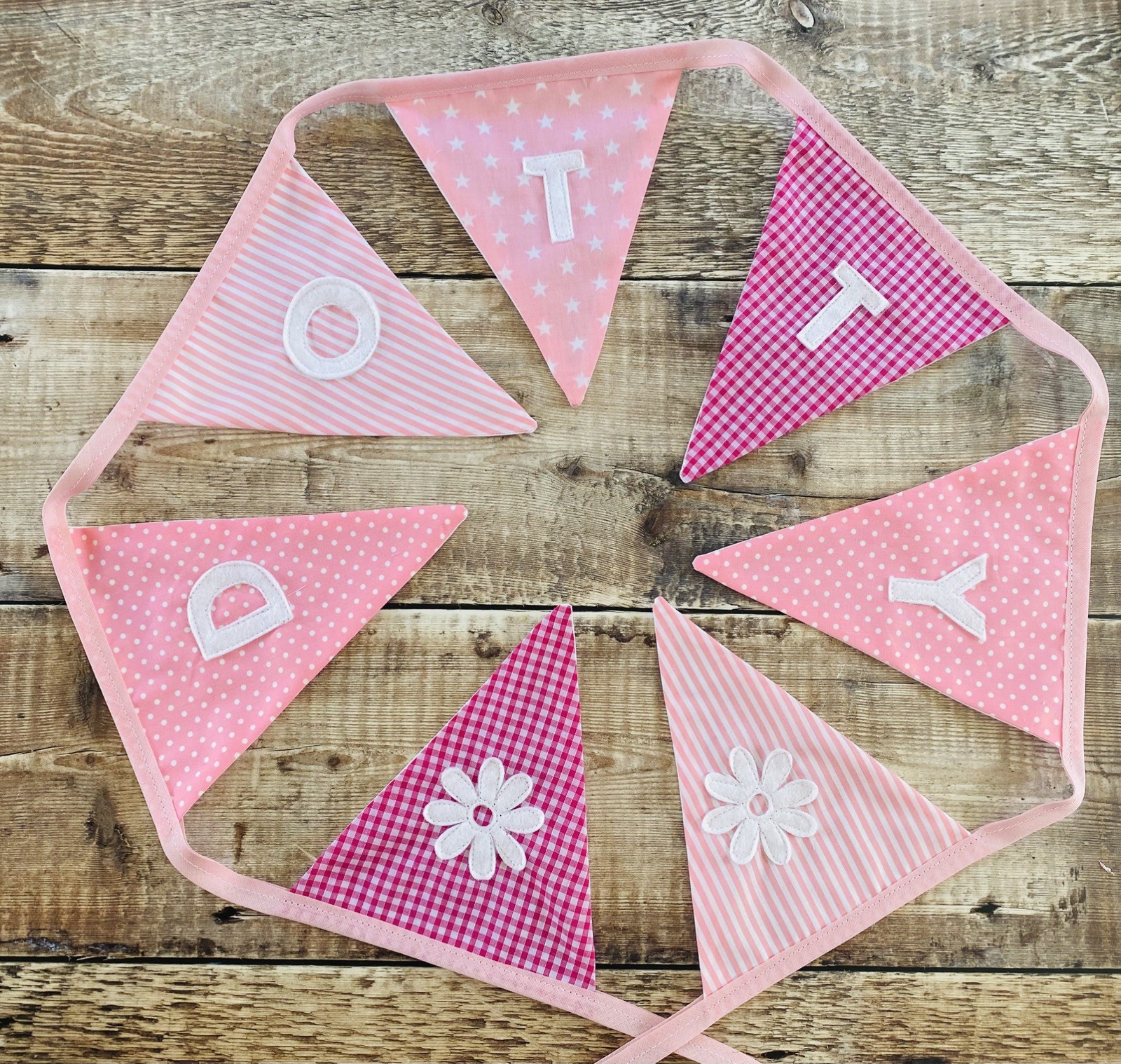 Personalised Bunting, Baby Bunting, Name Bunting, any name/ colour, £2 Per Flag
